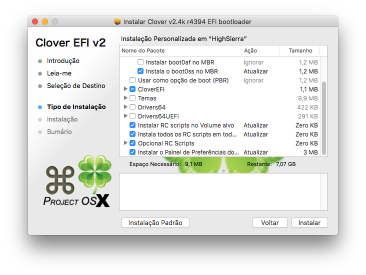 Clover EFI bootloader 2.5 r5018